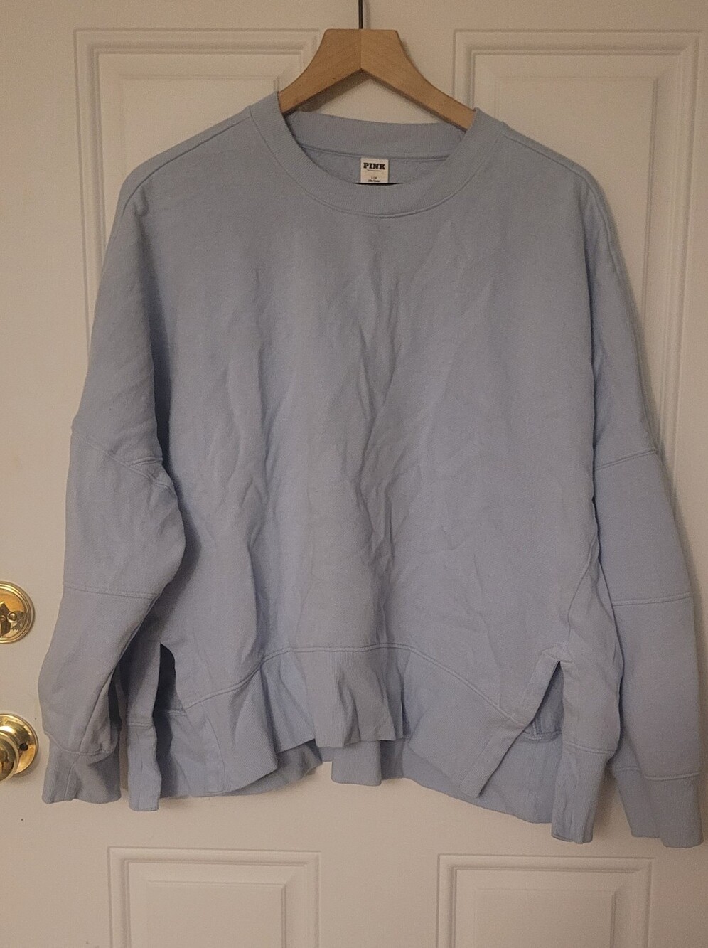 Victoria's Secret Pink Blue Sweater Size Large